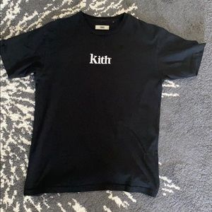 Kith logo shirt black